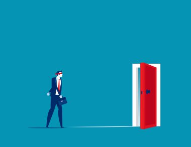 Finans ve Ekonomi. Ticari mali vektör illüstrasyonunu kavramsallaştır, göz bağı