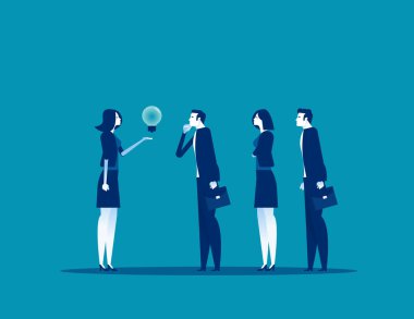 İş çözümü projesi desteği. İş konsepti çevrimiçi danışma vektör çizimi, Yönetim ve Planlama