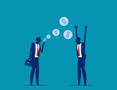 Baloncuklu sabunun içinde dolar işareti var. Finans ve Ekonomi kavramı