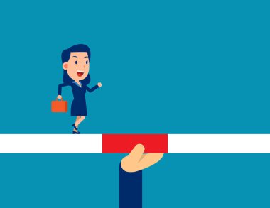 Takımına yardım ediyor. İş desteği konsepti, takım çalışması