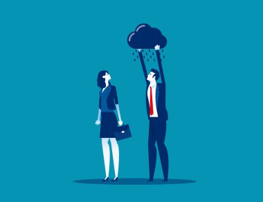 Kişi depresyonu üzüntüsü. Umutsuzluk kavramı