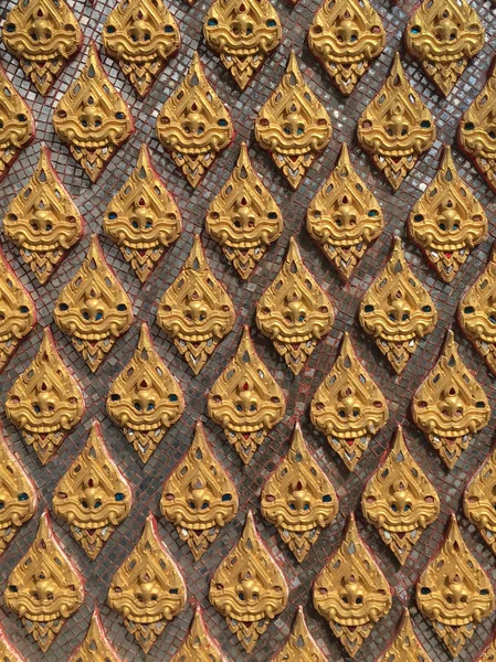 Χρυσή στόκο του ταϊλανδέζικο στιλ μοτίβο — Φωτογραφία Αρχείου