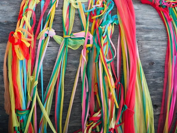 Colorful ribbon for pray — Stock Photo, Image