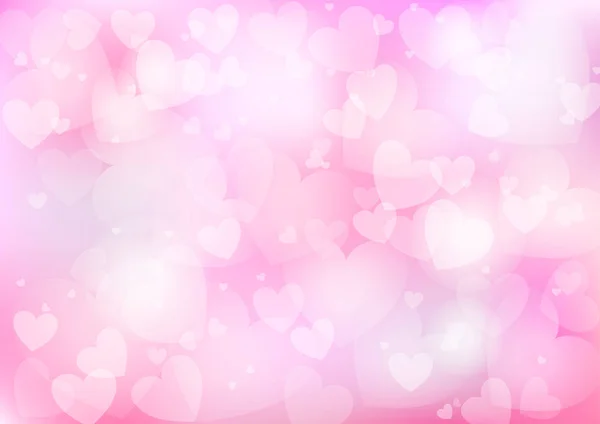 Bakgrunden rosa alla hjärtans dag — Stock vektor