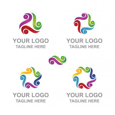 Dairesel soyut insan figürü