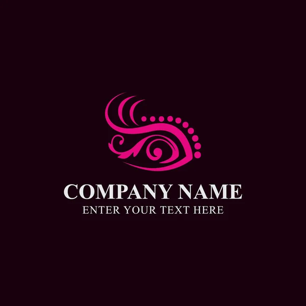 Símbolo tribal de bela ilustração do logotipo do olho —  Vetores de Stock