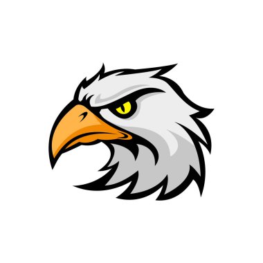 Maskot kartal logo tasarlamak vektör