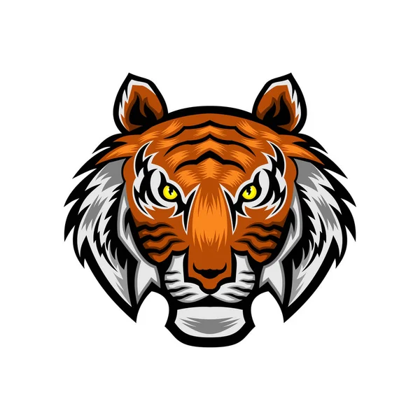 Illustrazione Vettoriale Tiger Head — Vettoriale Stock