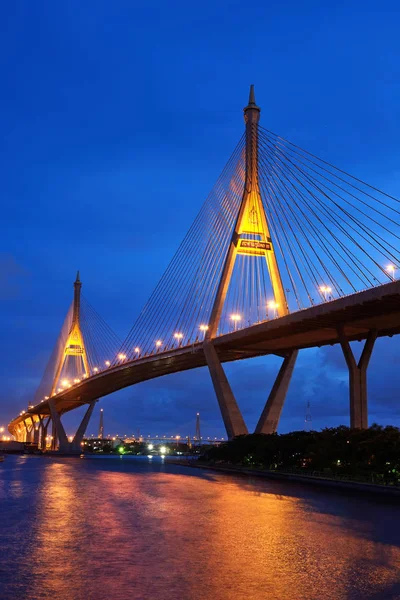 Бангкок на мосту Пумибол — стоковое фото