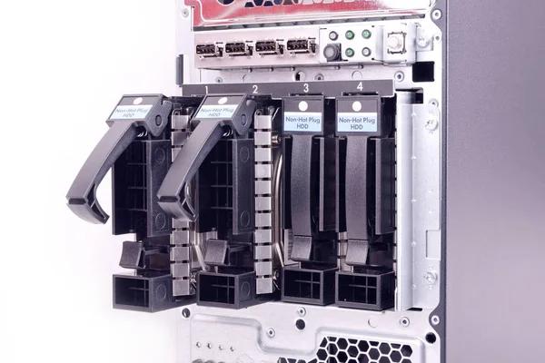 Computadora de bahía de disco duro — Foto de Stock