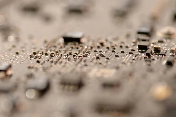 Close-up smd-condensator — Stockfoto