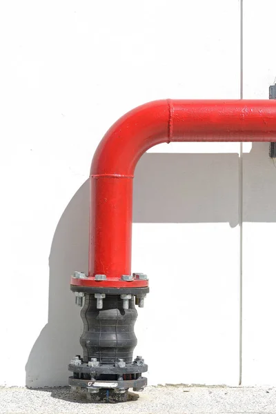 close-up red pipe