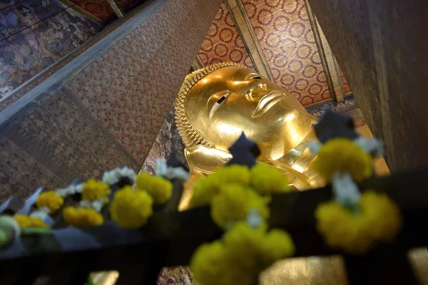 Cabeza buddha Wat Pho — Foto de Stock