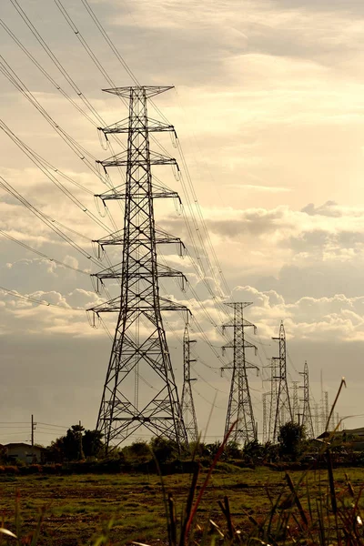 電柱と空 — ストック写真