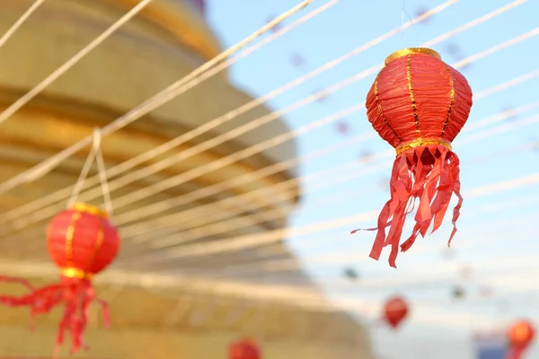 Lantern red chaina — Stock Photo, Image