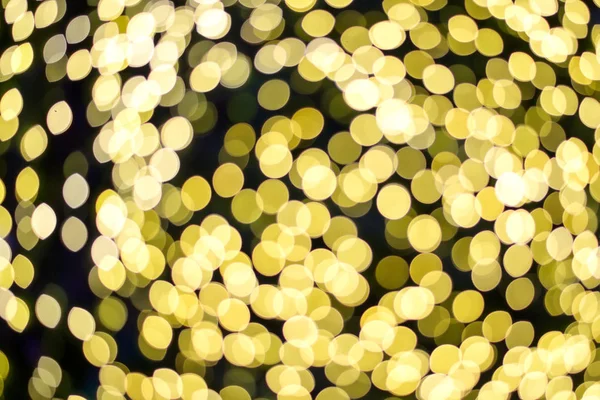 Fuoco di bokeh giallo — Foto Stock