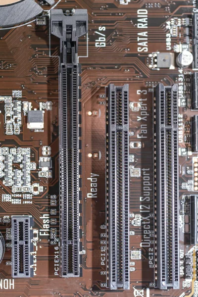 X16 PCIe yuvası — Stok fotoğraf