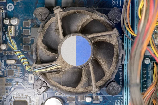 Computer verschmutzt — Stockfoto