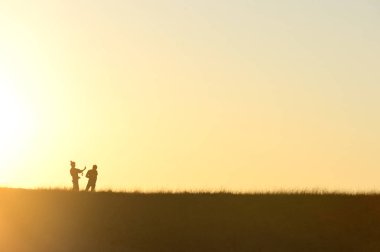 siluate adam Dağı'nda