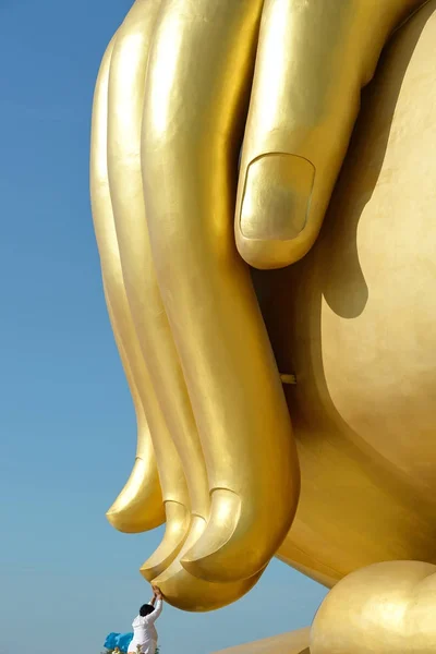 Goldbuddha Thailand — Stockfoto