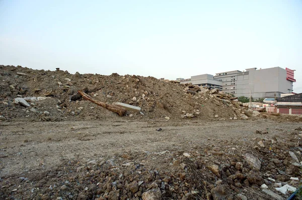 Bodem heuvel bouw — Stockfoto