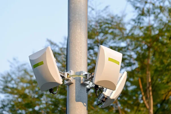 wireless antenna in park