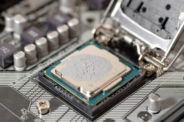 Close-up Thermal compound — Stockfoto
