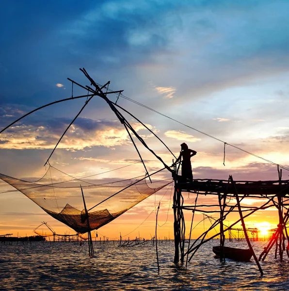 Herramienta Raft Dip Net para capturar peces — Foto de Stock