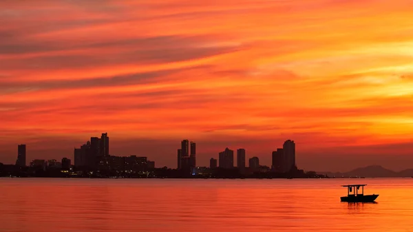 Orange and blue sea, Central Pattaya, Chonburi — 스톡 사진