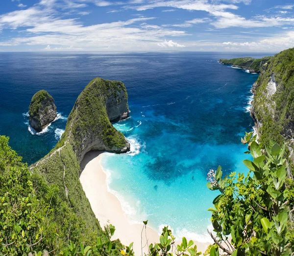 Belo Mar Céu Azul Ilha Bali Indonésia — Fotografia de Stock