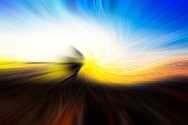 Soyut Çokrenkli Işık Döndürme Çizgisi arkaplanı