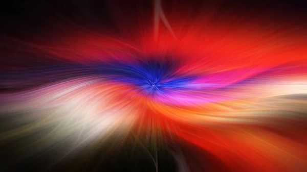 Abstract Multicolor Wavy Line Light Twirl Background — Stock Photo, Image