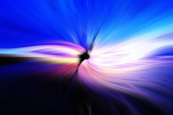 Abstract Multicolor Wavy Line Light Twirl Background — Stock Photo, Image