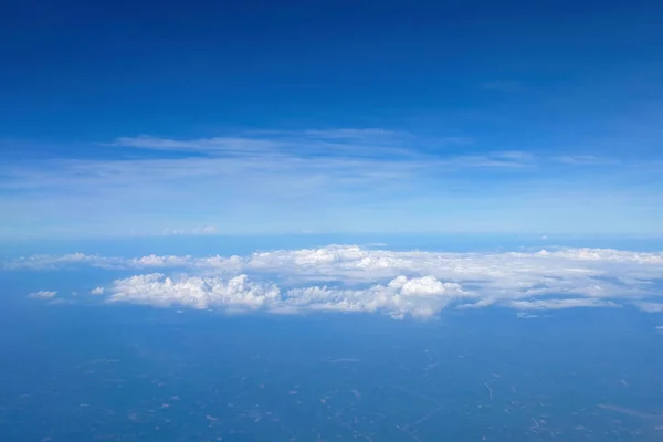 Sky View High Angle Plane — Stock Photo, Image