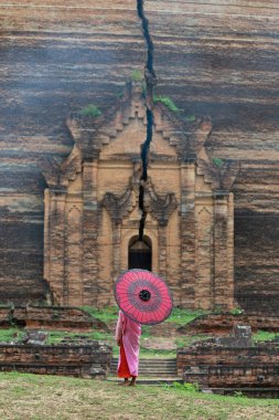Myanmar 'daki tapınak Pagoda ve Budizm Diyarı