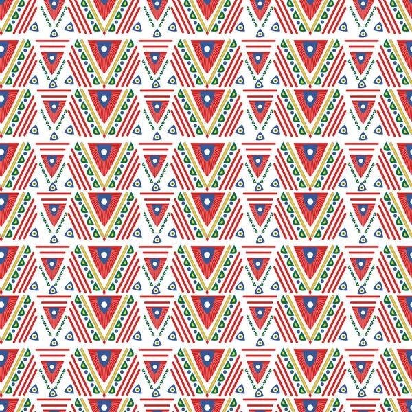 Bright vectorial geometric Mexican pattern