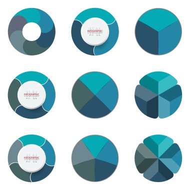 Vektör soyut eleman infographics paket seçeneği. Tasarım iş, finans düzeni, web sitesi, iş akışı, zaman çizelgesi, bilgi, sunum ve diğer. Soyut infographics 3d vektör paketi.