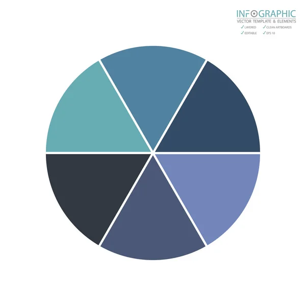 Vector abstracto elemento infografías 6 paso. Diseño para el diseño de plantillas de financiación empresarial, folleto, flujo de trabajo, información o presentación y otros. Ruta de la línea de tiempo de infografías. vector 3D abstracto . — Vector de stock