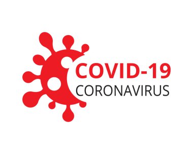 Covid-19 Coronavirus konsepti, Novel Coronavirus (2019-nCoV) simge pankartı. Dünya Sağlık Örgütü WHO, COVID-19 adlı tehlikeli virüs taşıyıcısı Coronavirus hastalığı için yeni bir resmi isim tanıttı..