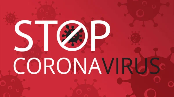 Covid Coronavirus Concept Roman Coronavirus 2019 Ncov Icône Signe Bannière — Image vectorielle