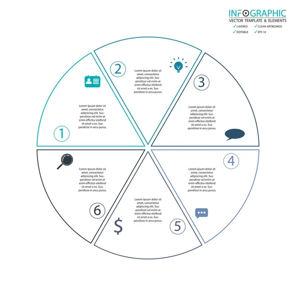 Infografi Med Vektorabstrakt Grunnstoff Trinn Design Forretningsfinansieringsmal Brosjyre Arbeidsflyt Informasjon – stockvektor