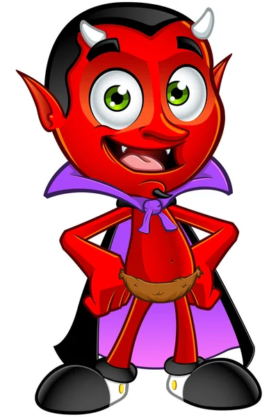 Cartoon Devil Character — Stock Vector