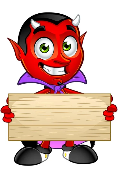 Cartoon Devil Character — Stock Vector