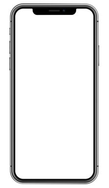 İzole akıllı telefon. Gerçekçi vektör dosyası