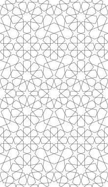 Karmaşık çizgileri olan soyut geometrik desen.