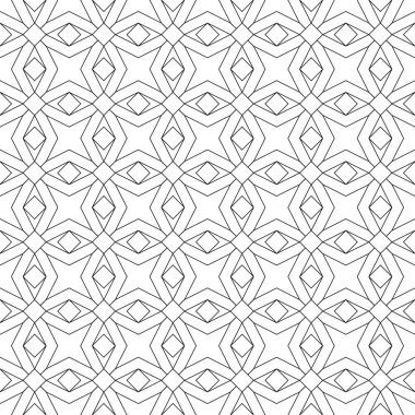 Karmaşık çizgileri olan soyut geometrik desen.