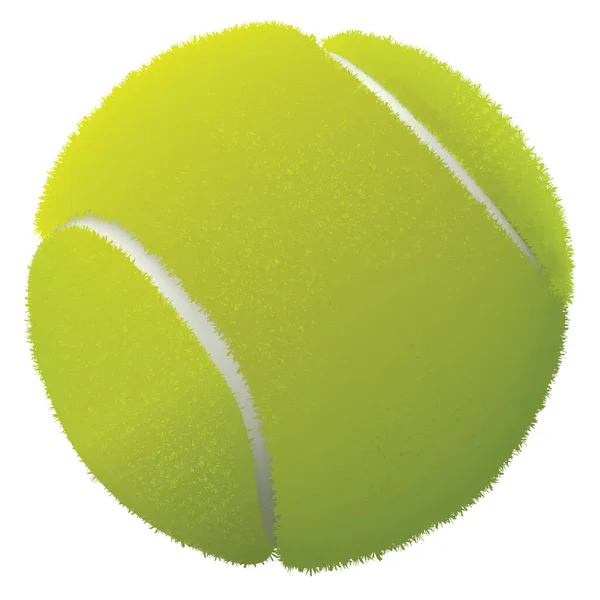 Tennisball Realistische Vektordatei — Stockvektor