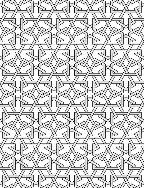 Karmaşık çizgileri olan soyut geometrik desen.