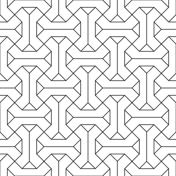 Karmaşık çizgileri olan soyut geometrik desen.