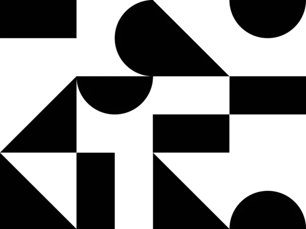 Basit şekil ve figürle Geometri minimalistik resim posteri